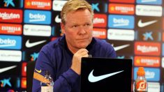 Ronald Koeman, en rueda de prensa. (fcbarcelona.es)