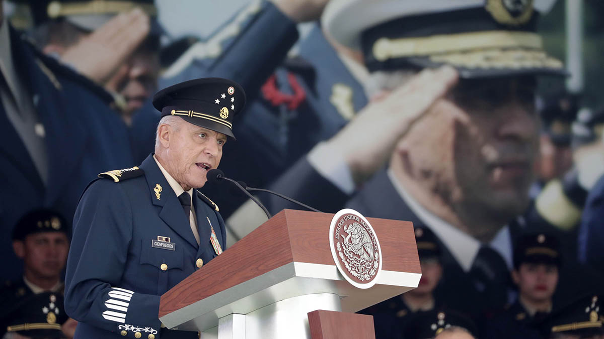 El exministro de Defensa de México, el general Salvador Cienfuegos.