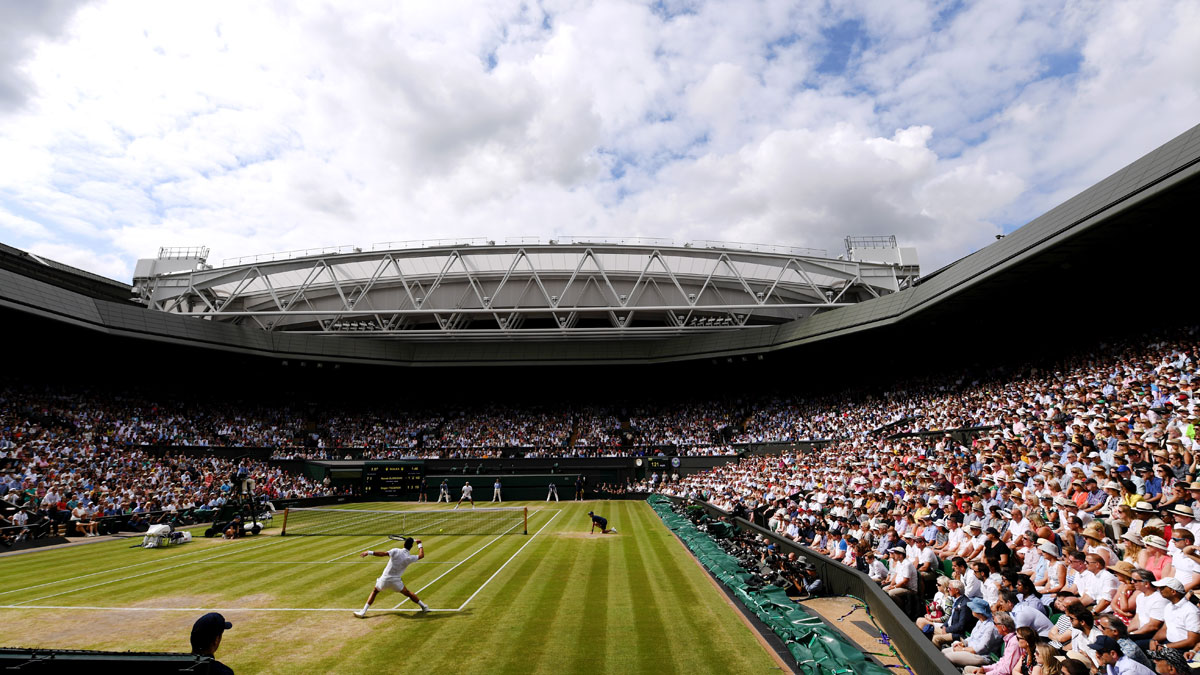 La final entre Djokovic y Federer en 2019 fue el último partido disputado en Wimbledon (Getty)