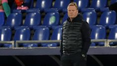 Ronald Koeman durante el Getafe-Barcelona. (Getty)