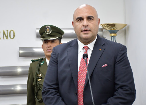 El viceministro del Interior de Bolivia, Javier Issa. 