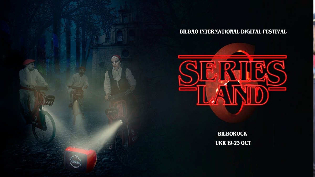 Cartel del certamen de series web Seriesland