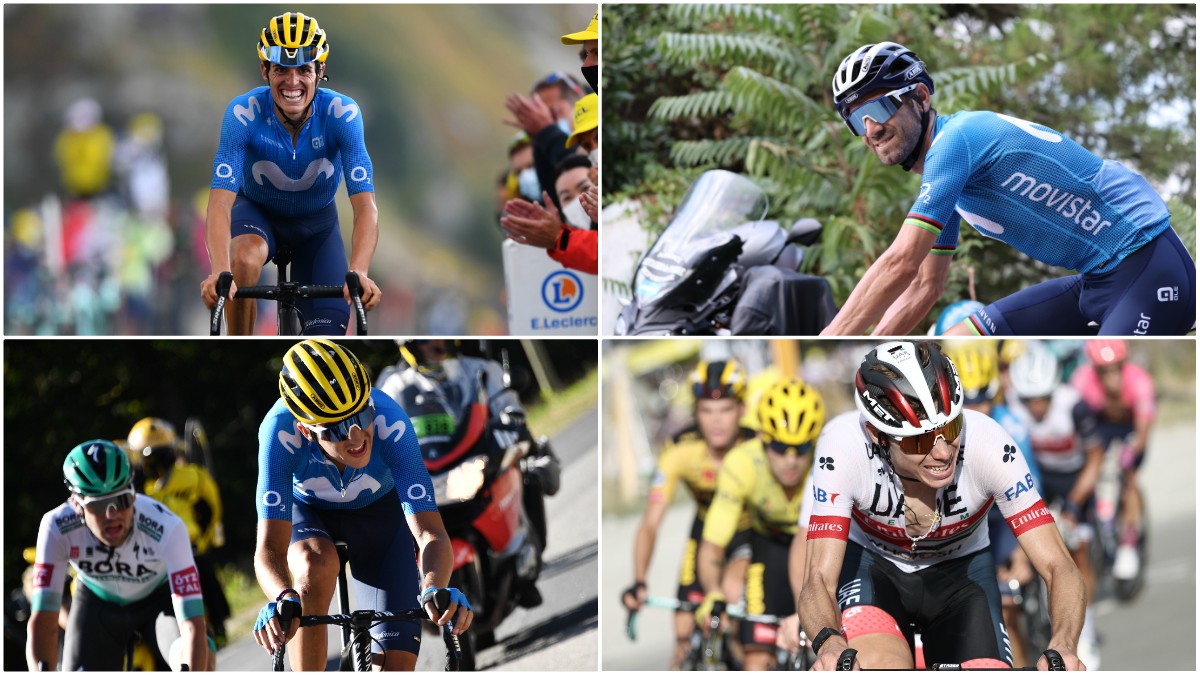 Los favoritos españoles en la Vuelta a España 2020. (AFP)