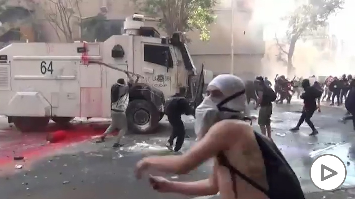 Violentas protestas en Chile