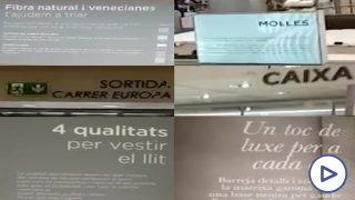 Un Corte Inglés en plena ciudad de Barcelona excluye los rótulos en español de su sección de hogar