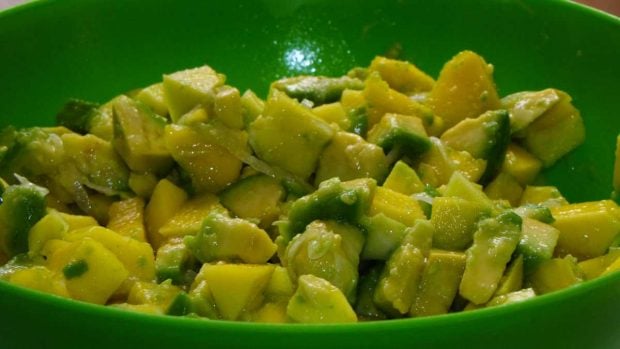 Vinagreta de aguacate, Receta