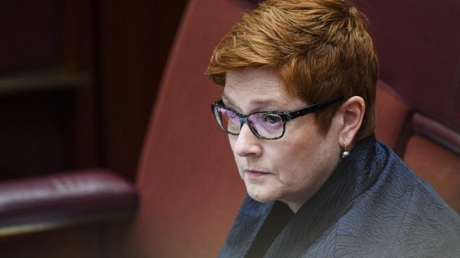 La ministra de Exteriores de Australia, Marise Payne