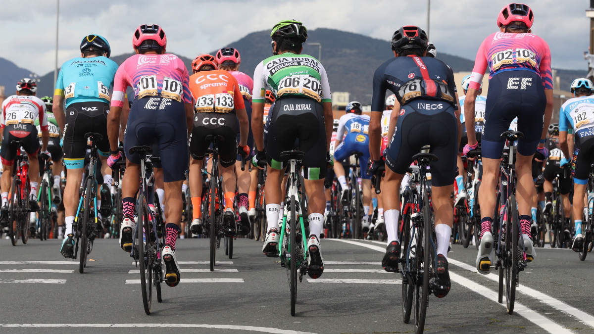 El pelotón en la segunda etapa de la Vuelta a España.