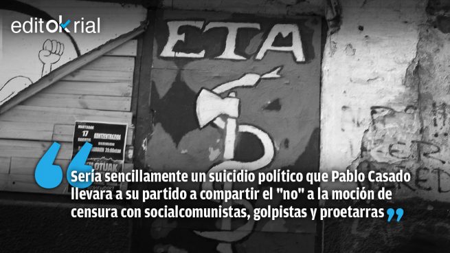 Por imperativo moral, el PP no puede votar lo mismo que Bildu