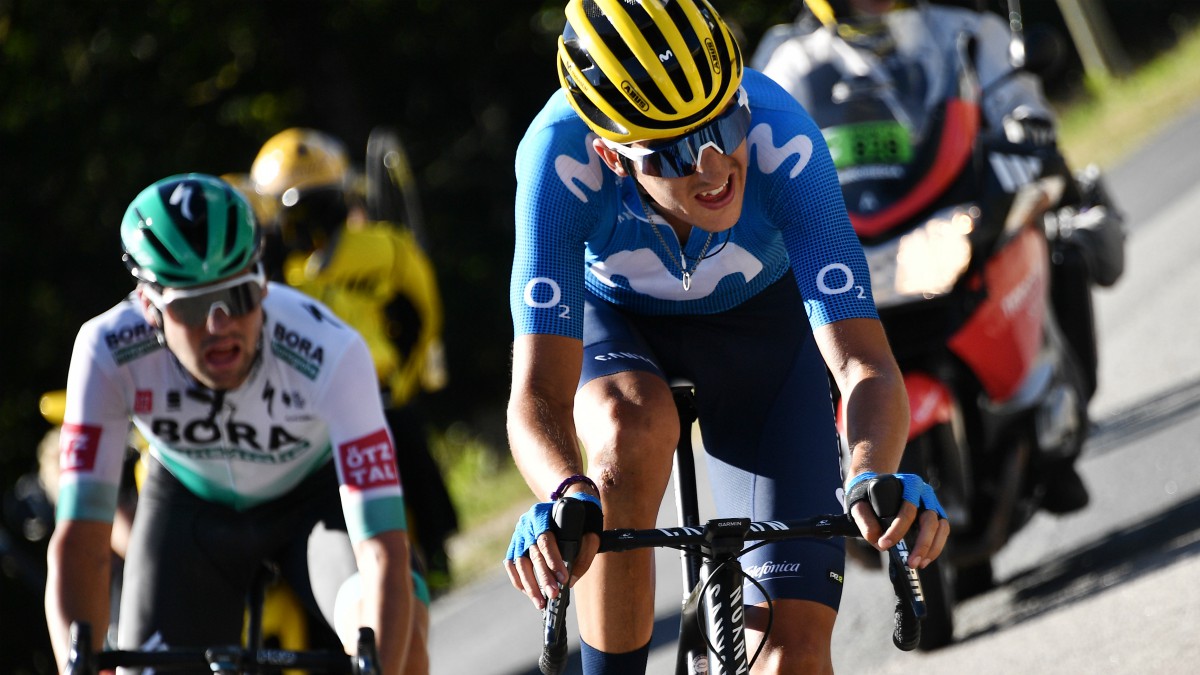 Marc Soler ganó su primera etapa en la Vuelta a España. (AFP)