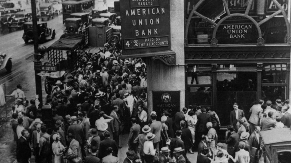 El 29 de octubre de 1929 se produjo el crack del 29
