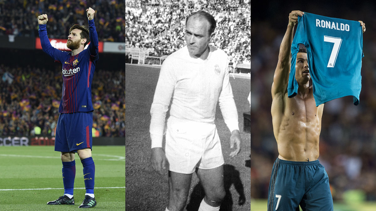 Máximos goleadores en la historia de los Clásicos (AFP y Getty)