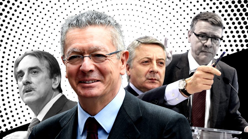 Gallardón, Blanco, Sevilla y Gómez, ex ministros de PP y PSOE.