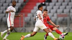 Imagen del duelo entre Bayern y Eintracht de Frankfurt. (Getty)