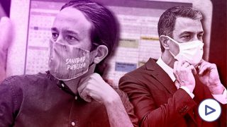 Pablo Iglesias y Pedro Sánchez.