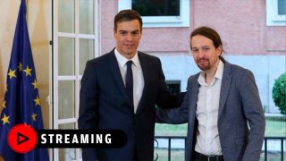 Sánchez y Iglesias en La Moncloa