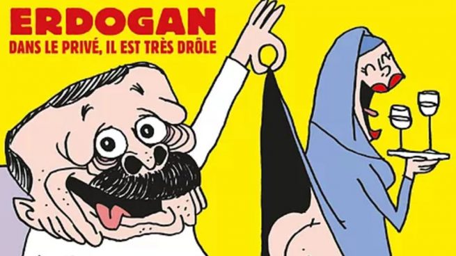 Turquía condena la caricatura francesa de Erdogan