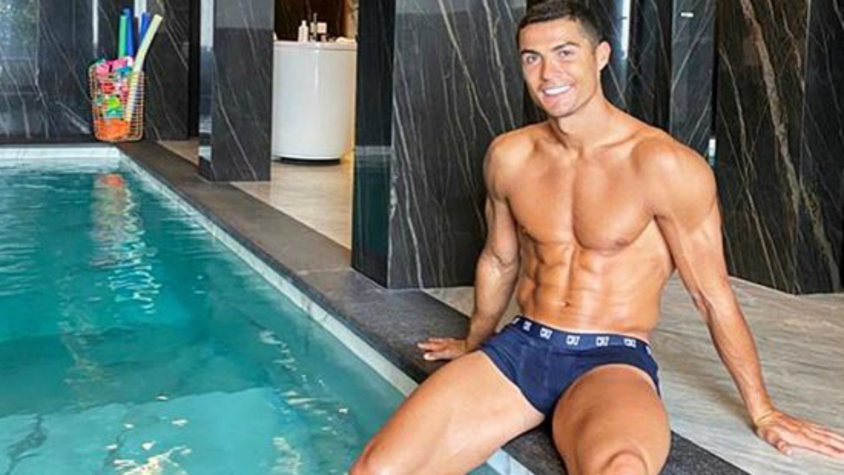 Cristiano Ronaldo, justo tras dar positivo.