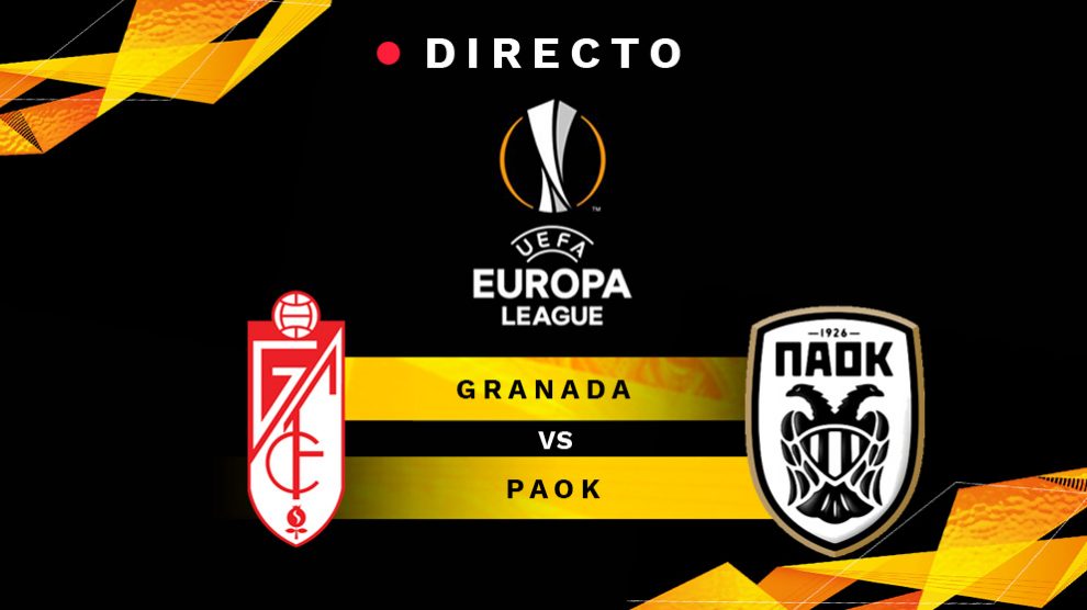Granada-PAOK, en directo online: resultado, goles y minuto a minuto del partido de Europa League hoy.