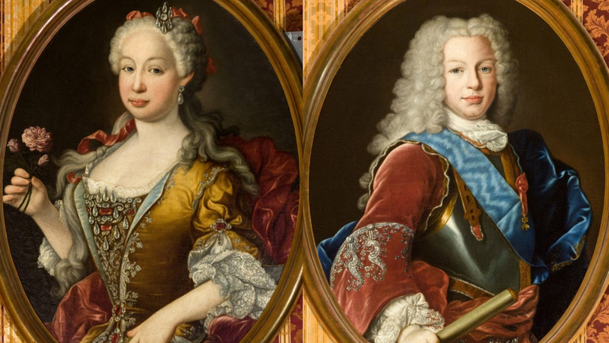 Retrato de Fernando VI y su esposa, Bárbara de Braganza