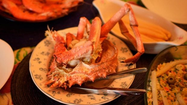 Buey de mar a la gallega