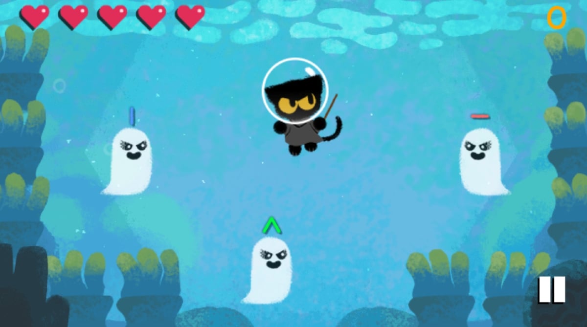 Google anima Halloween con un doodle y un minijuego