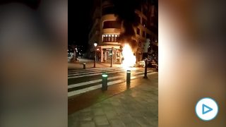 estado de alarma - disturbios en Bilbao contra el toque de queda