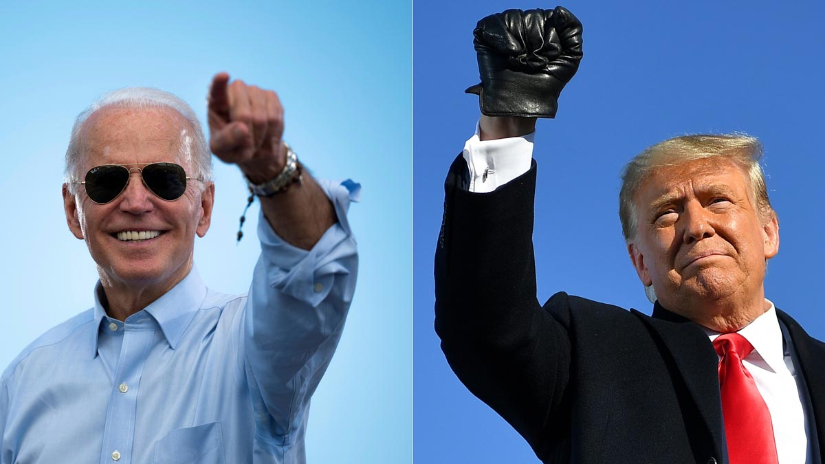 Joe Biden y Donald Trump (Foto: AFP)