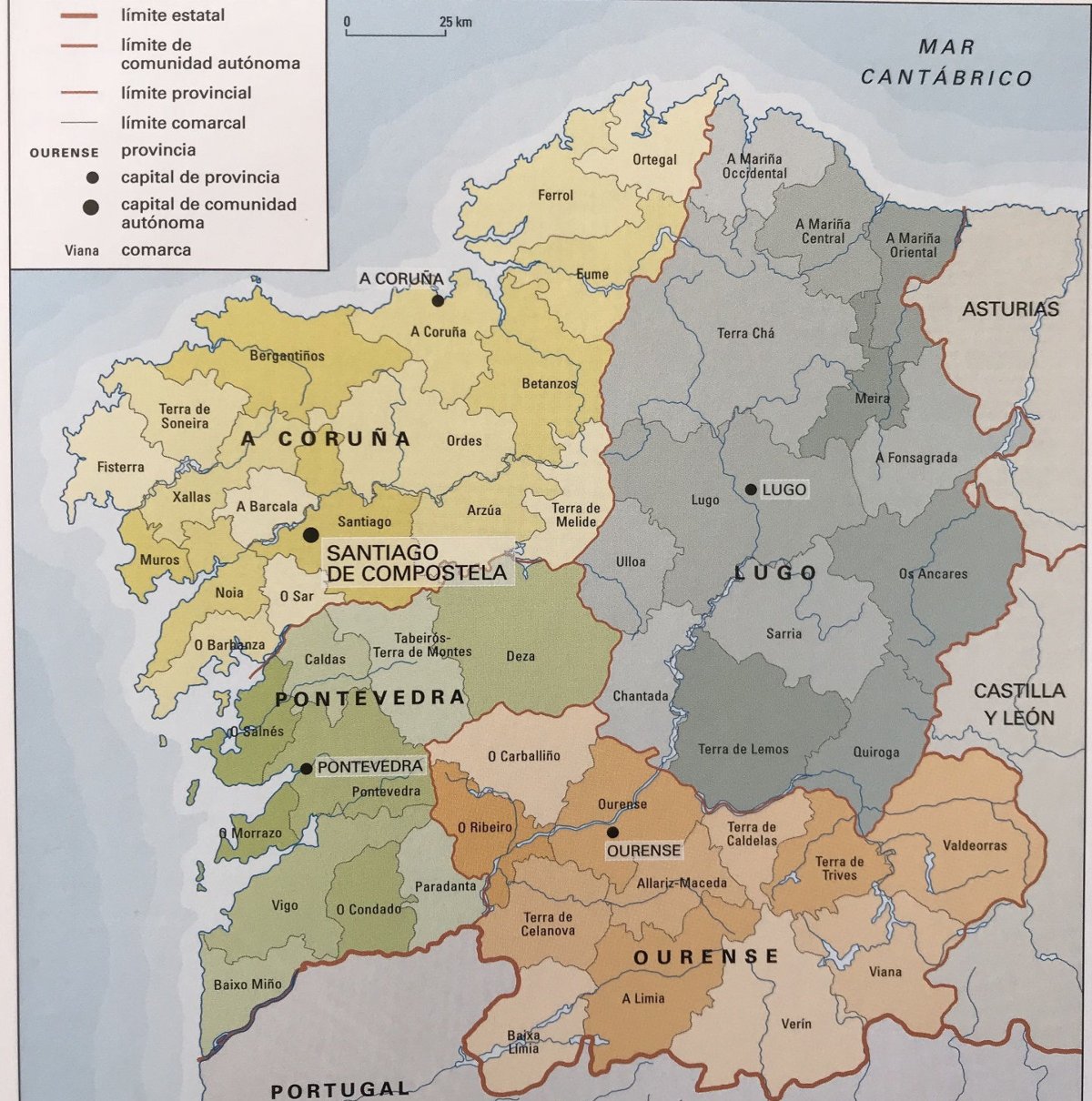 Galicia Provinces Galicia Provinces