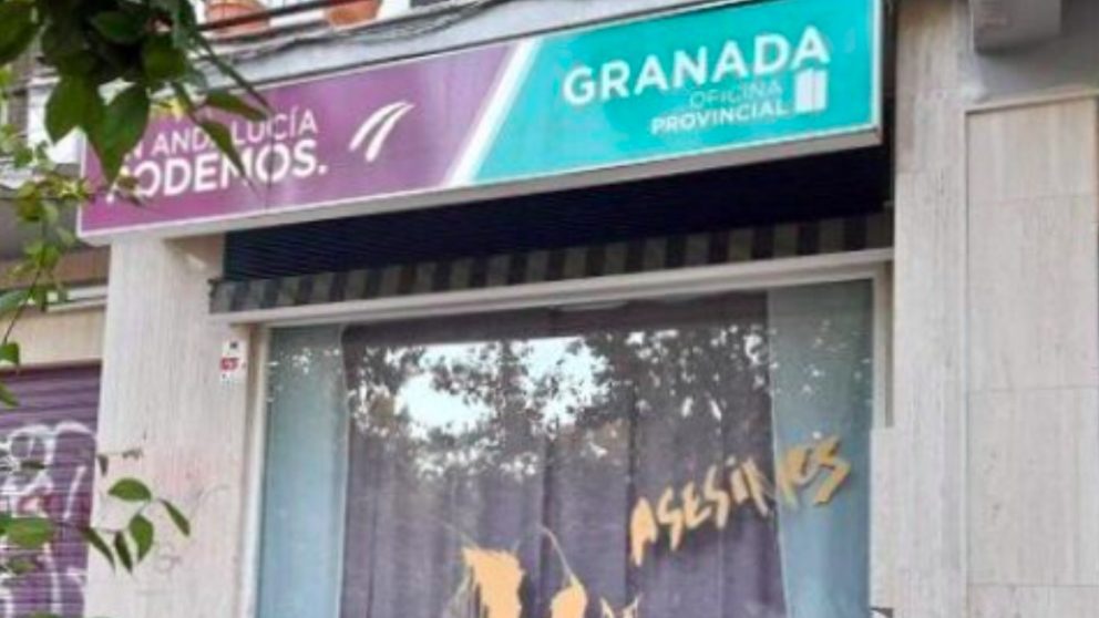 La sede de Podemos en Granada.