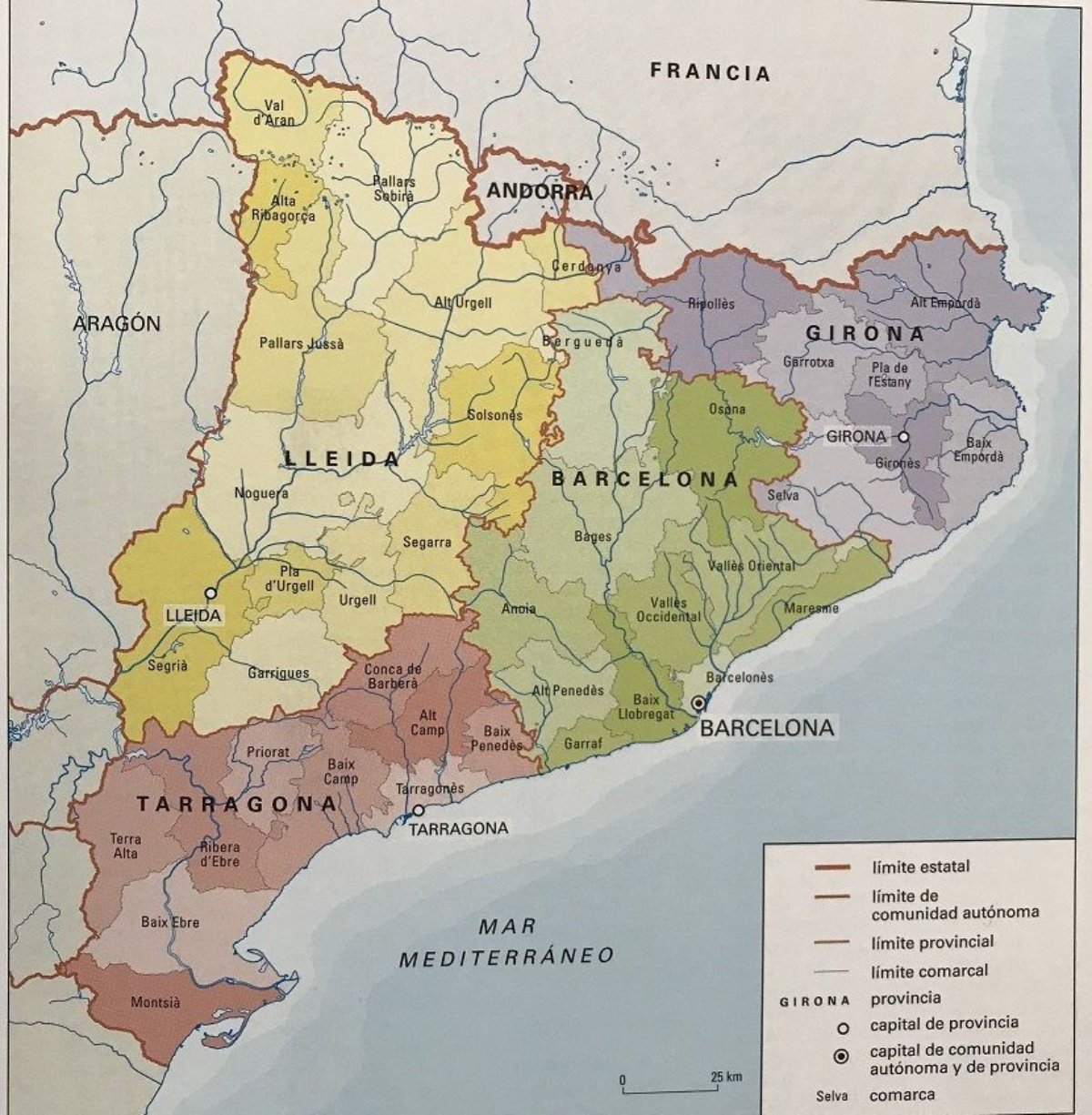  Cu les Son Las Provincias De Catalu a 