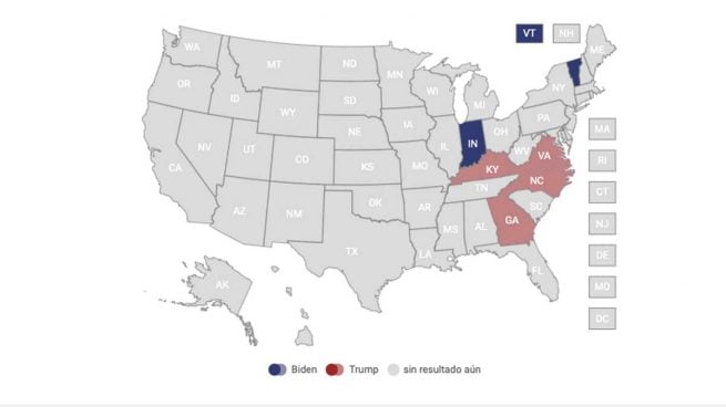 mapa resultados elecciones EEUU ?>