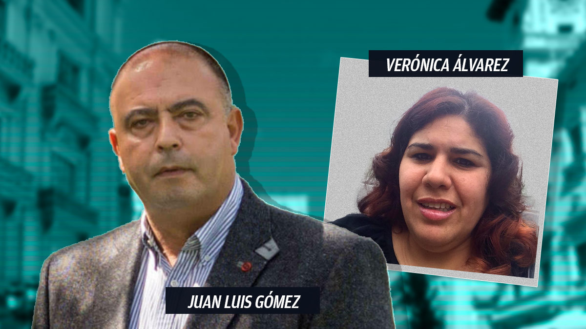 El consejero delegado de Cárnicas Joselito, Juan Luis Gómez, y la venezolana Verónica Álvarez Álvarez, que recibió los pagos.