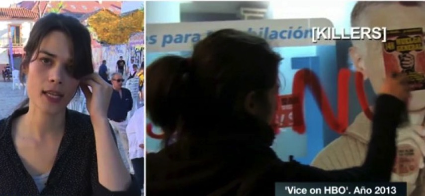 Podemos anima a ensuciar Madrid con pintadas contra Ayuso: «No hay futuro con IDA» La marca de ropa creada por el dircom de Podemos difunde el mensaje: «Ayuso caracoño, Almeida carapolla» Isa-serra-ensenando-como-pintarrajeaba-cajeros.