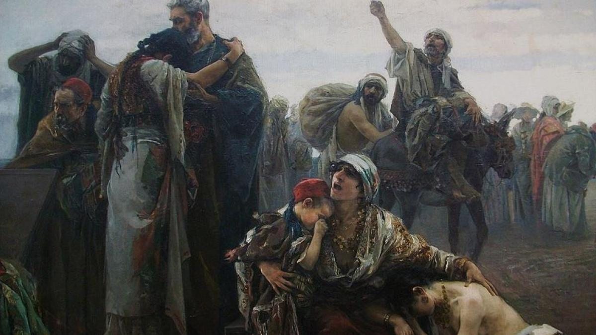 ‘La expulsión de os moriscos’ 1894. Gabriel Puig Roda