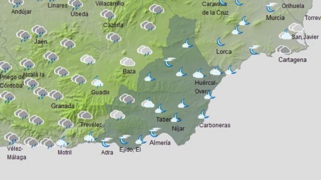 El tiempo en Almería: predicción meteorológica de hoy, 7 de noviembre de 2020