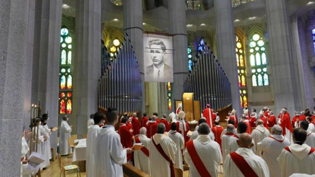 Beatificacion de Joan Roig Diggle en la Sagrada Familia.