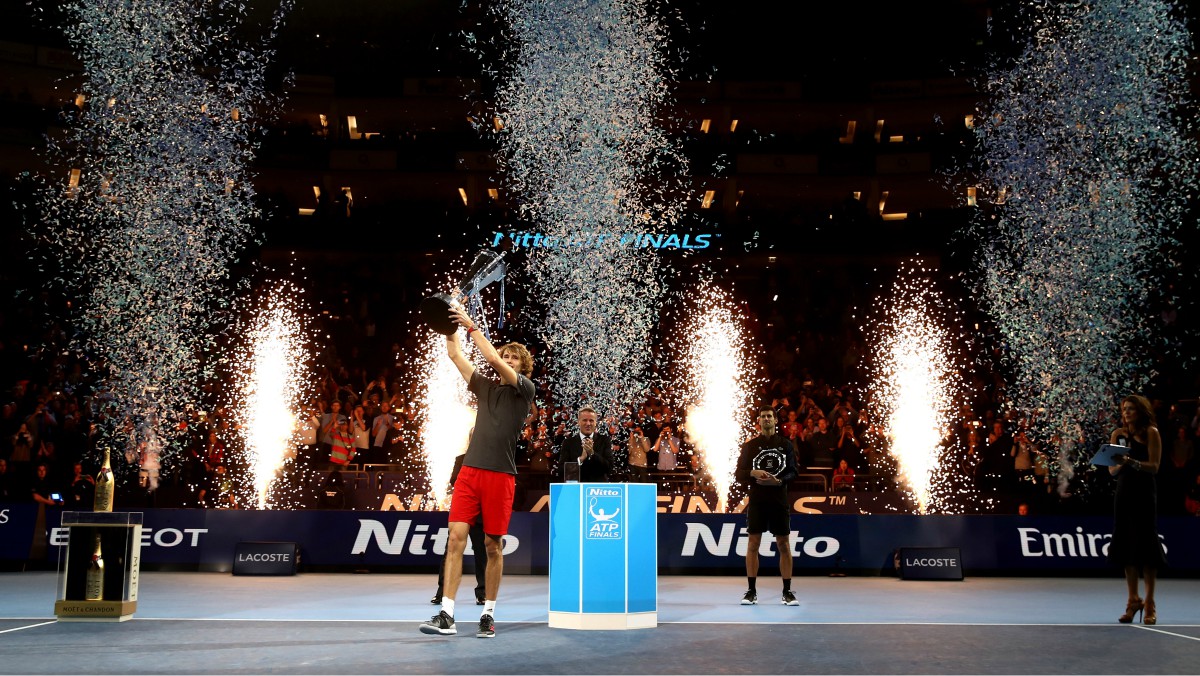 Alexander Zverev, campeón de las ATP Finals 2018. (Getty)