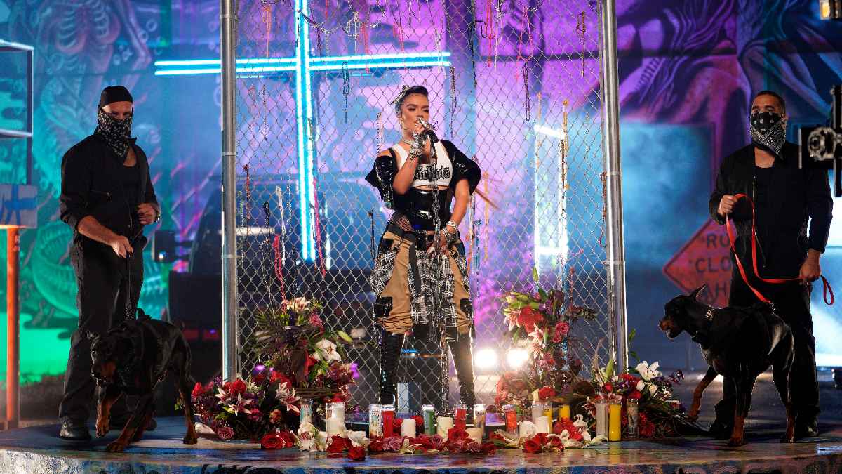 La cantante colombiana Karol G, ganadora del premio a la Mejor Artista Latina. Foto: EP