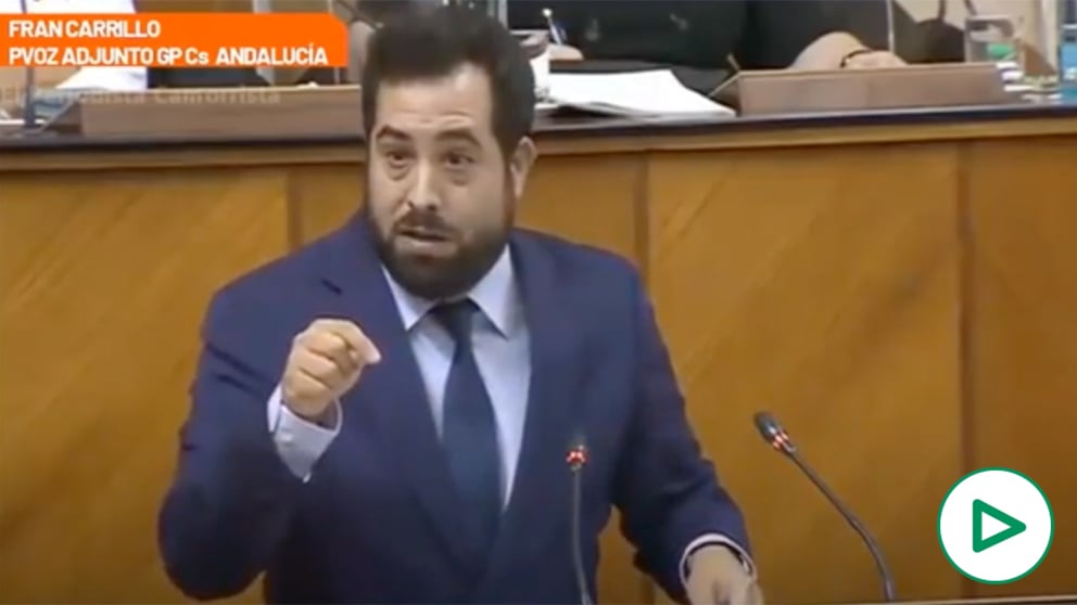 Fran Carrillo, Portavoz Adjunto de Ciudadanos en el Parlamento de Andalucía.