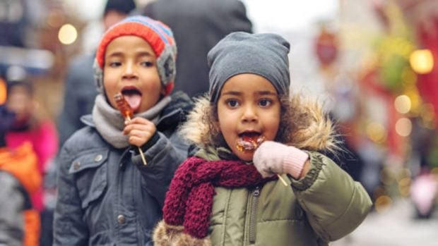 dieta invierno niños