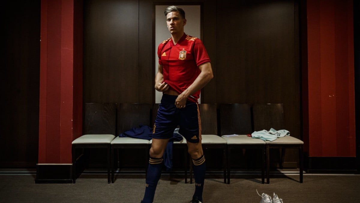 Marcos Llorente, con la camiseta de España. (SeFutbol)