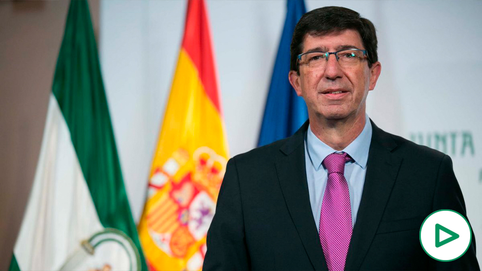 Juan Marín, vicepresidente de la Junta de Andalucía y líder de Ciudadanos (Cs): «Espero y deseo que en abril estemos vacunados».