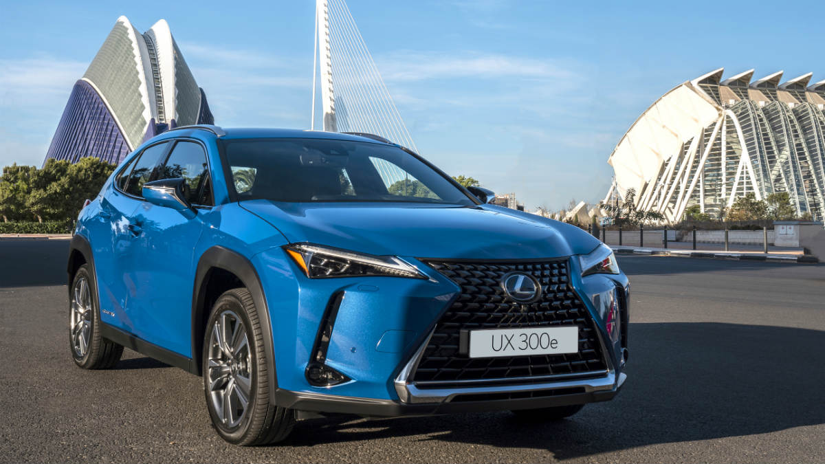 Una imagen del Lexus UX 300e en Valencia. (lexus.es)