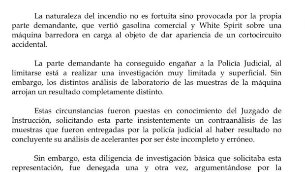 Generali defiende que el mayor fabricante de Idiazábal quemó su propia nave para cobrar el seguro Enganar-policia-620x349