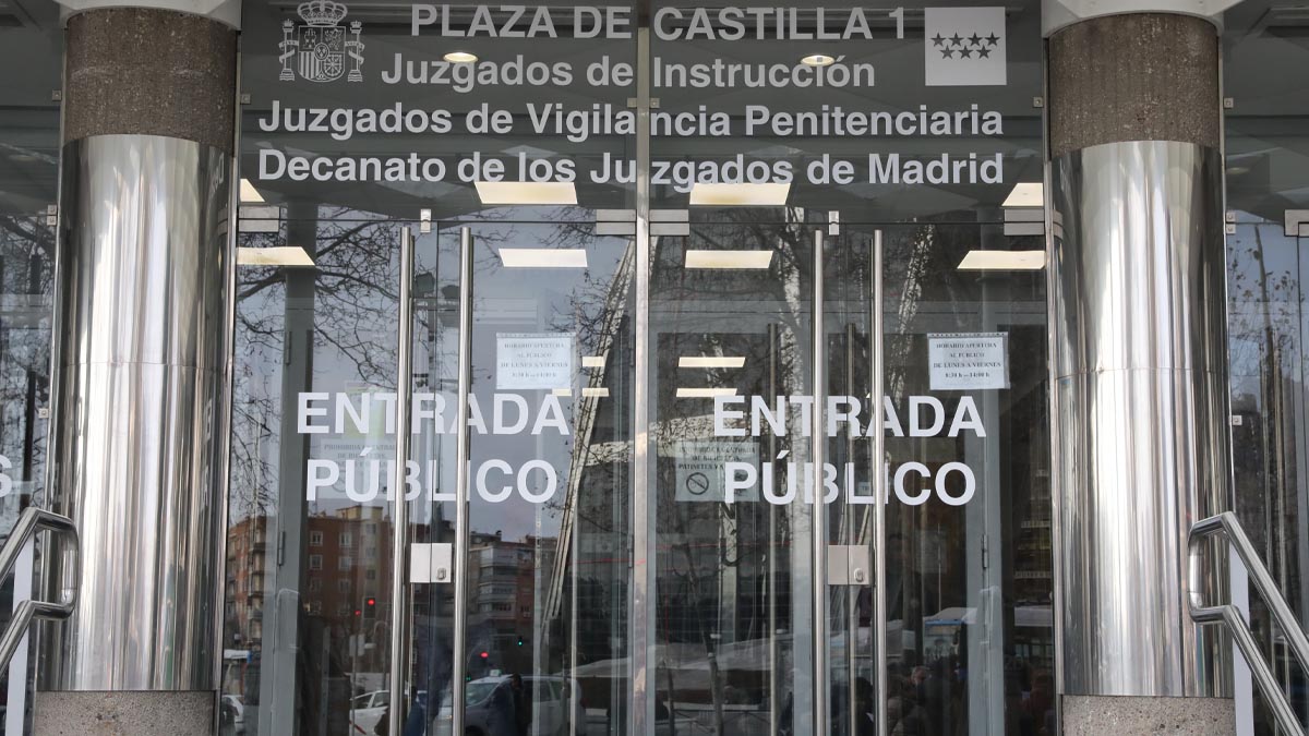 Juzgados de Plaza Castilla. Foto: EP
