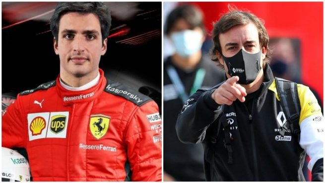 Carlos Sainz y Fernando Alonso