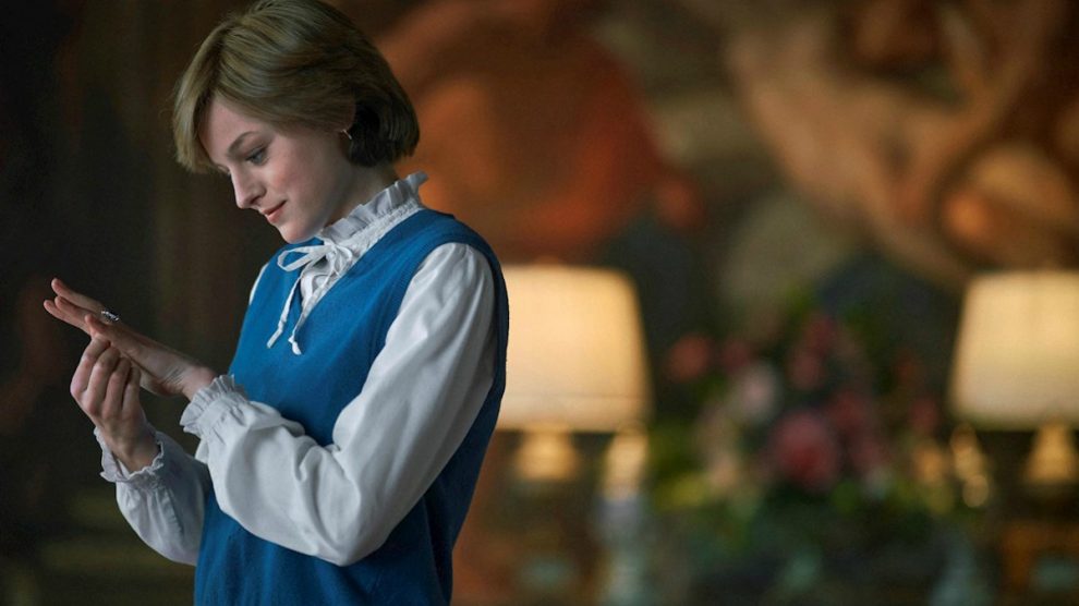 Emma Corrin como Lady Di en en ‘The Crown’.