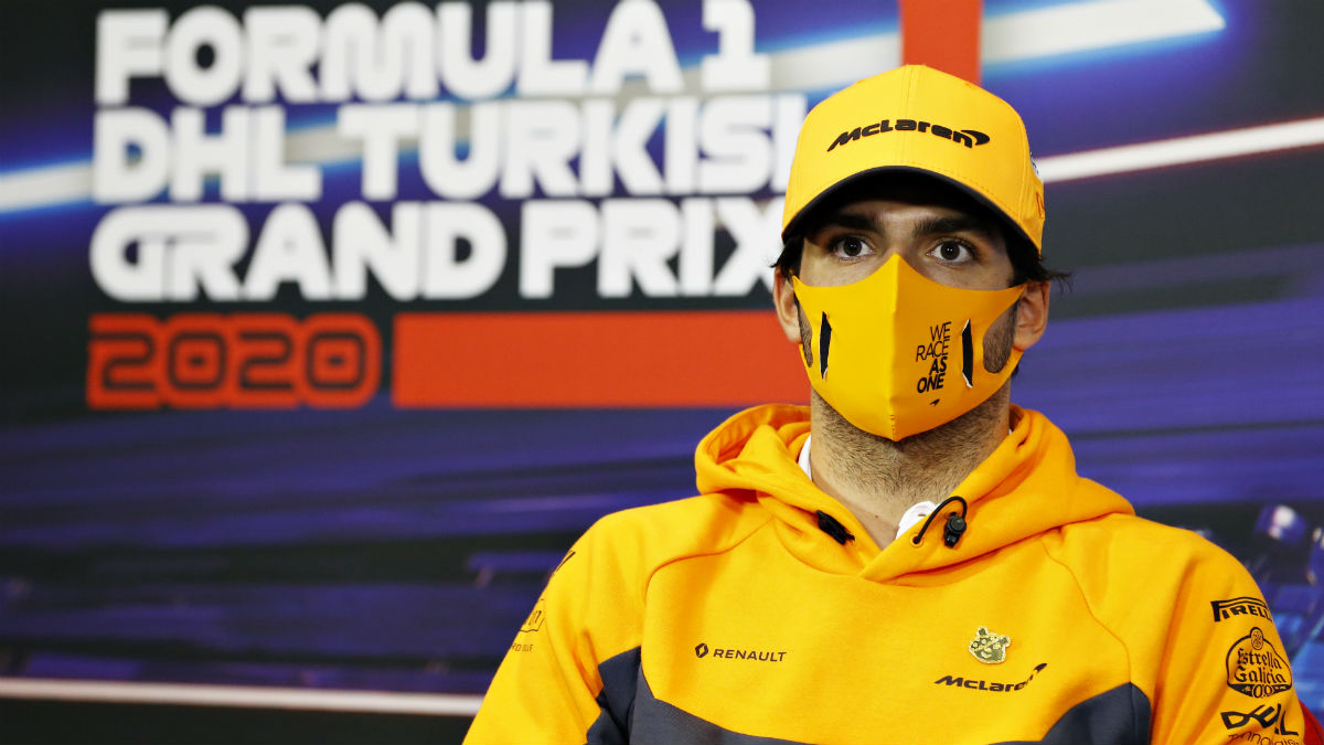 Carlos Sainz, en el Gran Premio de Turquía. (Getty)