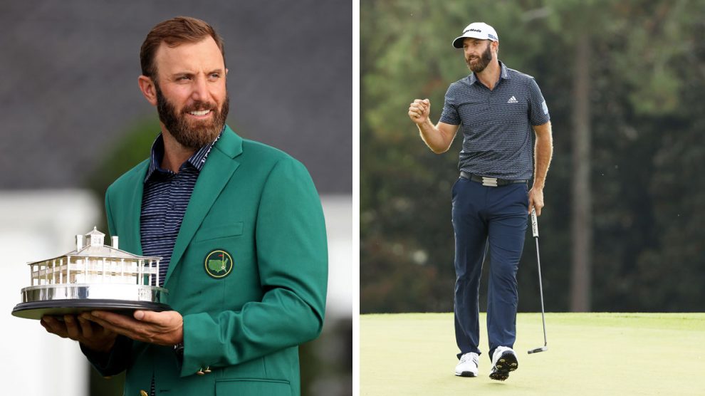 Dustin Johnson, campeón del Masters de Augusta (AFP)
